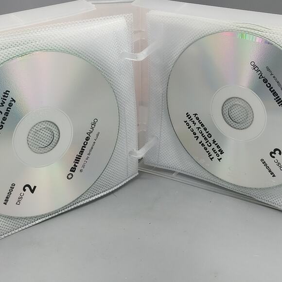 Tom Clancy Audiobook CD Audio Set Locked On & Vector, Abridged 20 Hours - Picture 8 of 10